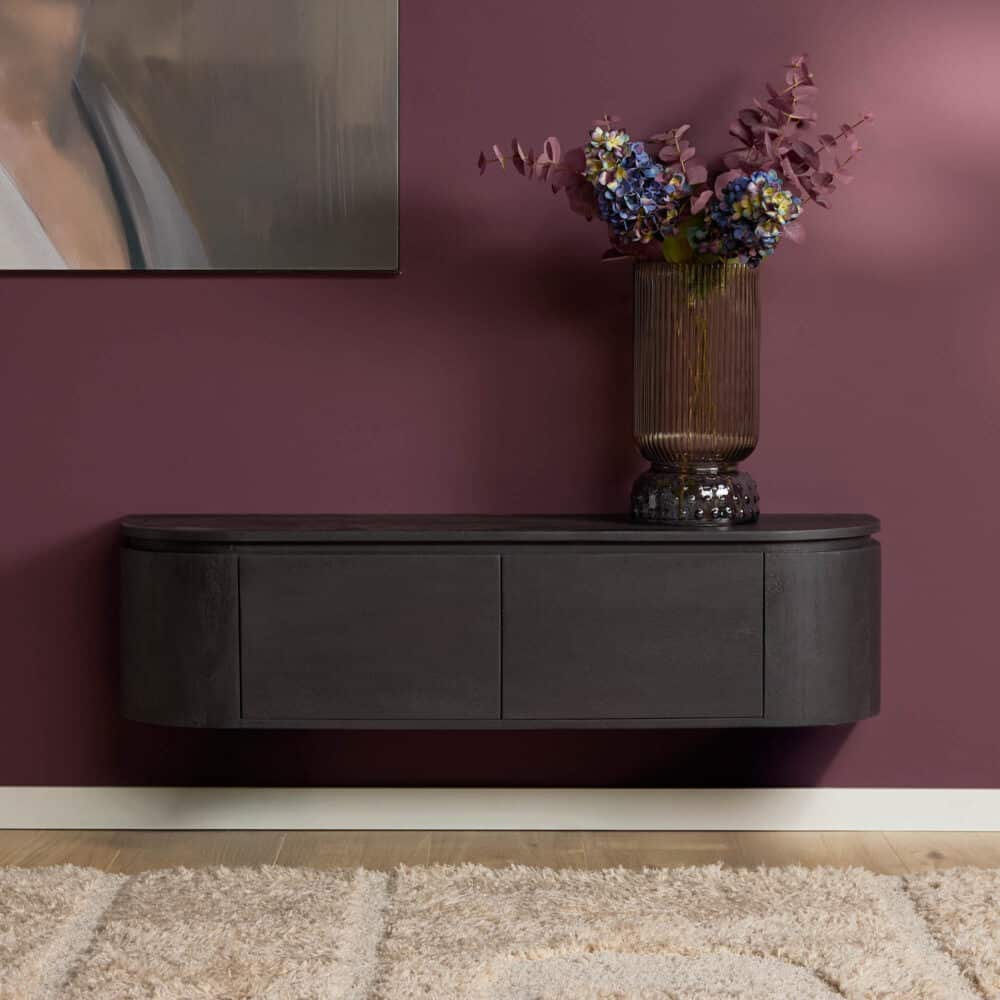 Excellent tv-meubel 120 Zwart