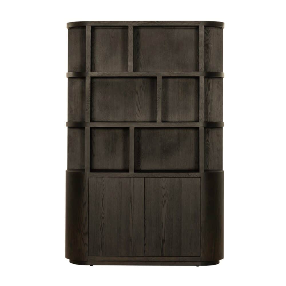 Novero Espresso 145cm Boekenkast