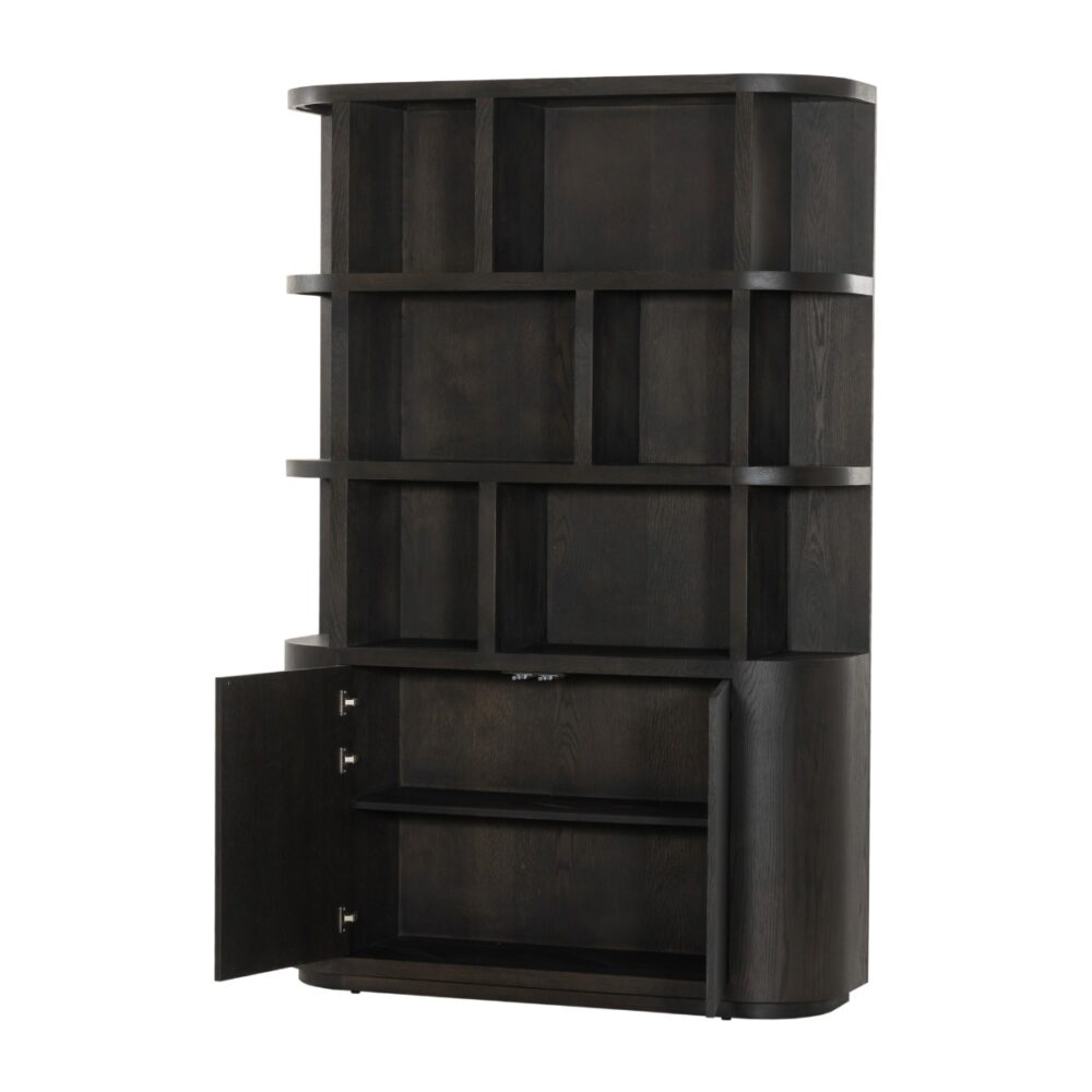 Novero Espresso 145cm Boekenkast - Afbeelding 3