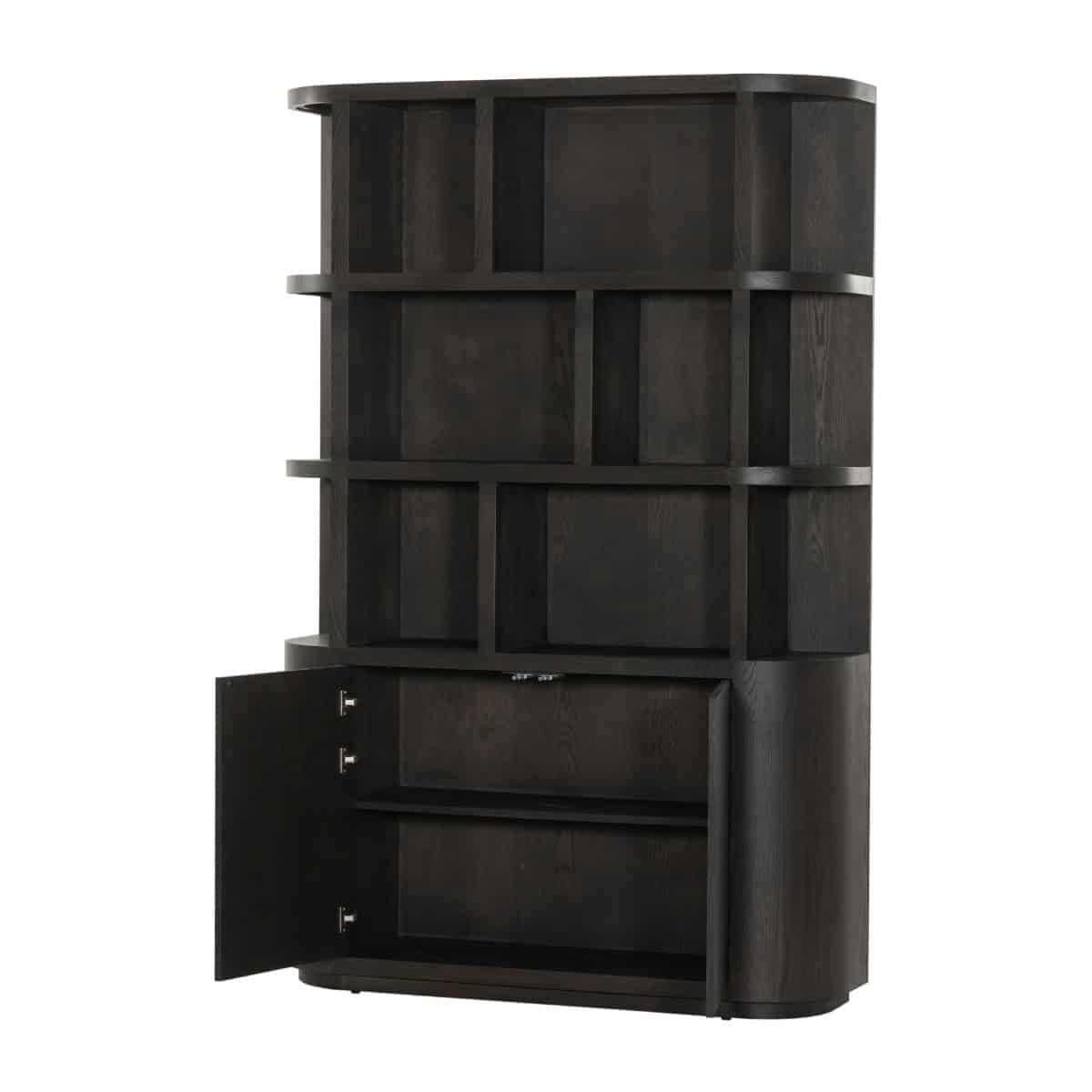 Novero Espresso 145cm Boekenkast - Afbeelding 3