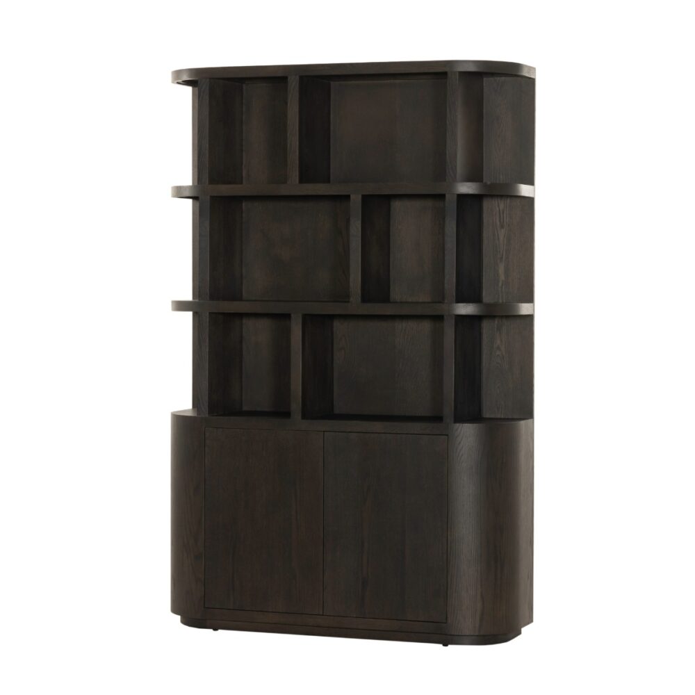 Novero Espresso 145cm Boekenkast - Afbeelding 2