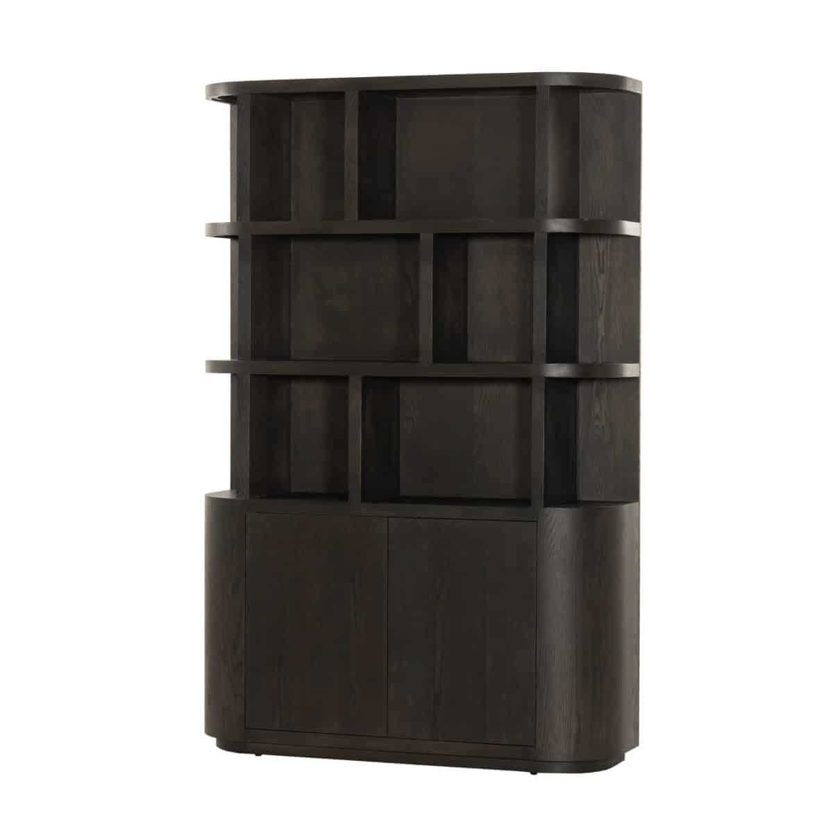 Novero Espresso 145cm Boekenkast - Afbeelding 2