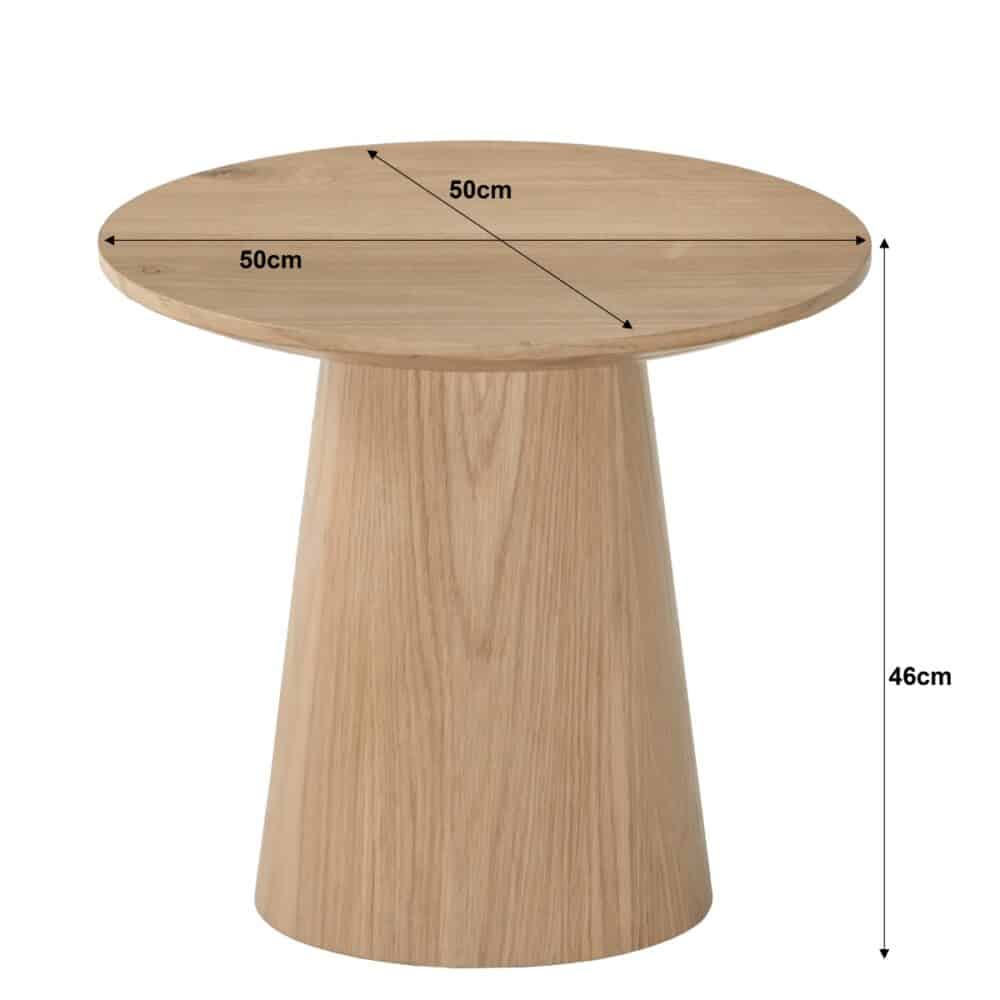 Novero 50cm Bijzettafel