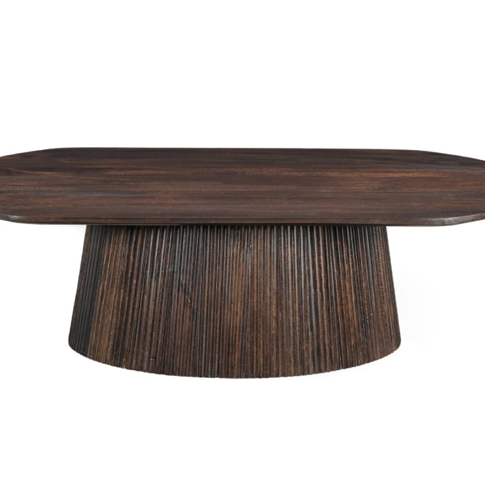 Salvator Walnut Oval 120 salontafel
